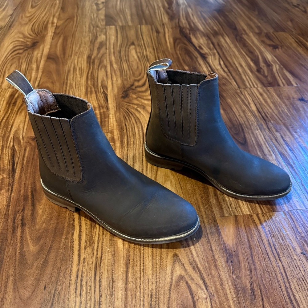 Classic Dark Brown Ankle Boots